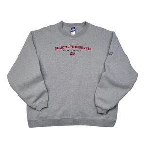 Vintage Reebok Tampa Bay Buccaneers On Field Sweatshirt XL Heavyweight NFL Y2K